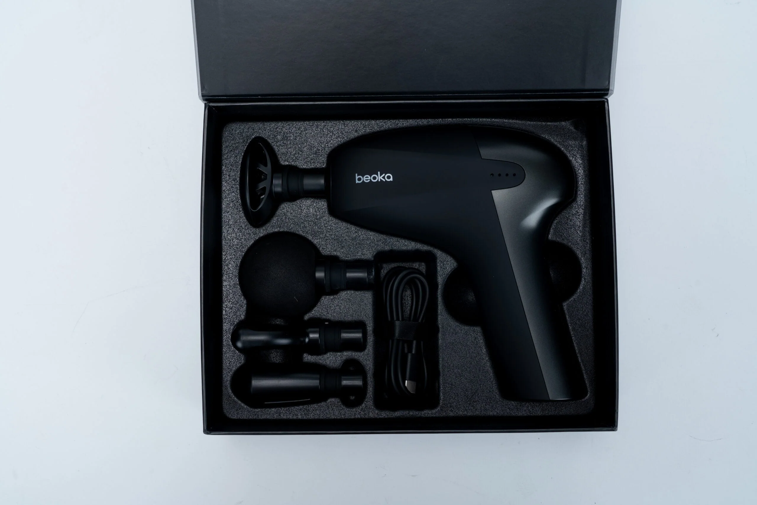 Beoka UNI K Portable Massage Gun - Black - Image 10