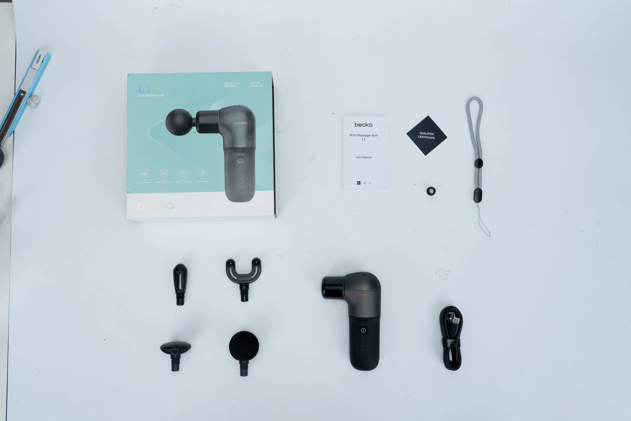 Beoka X1 Super Mini Massage Gun - Black - Image 7