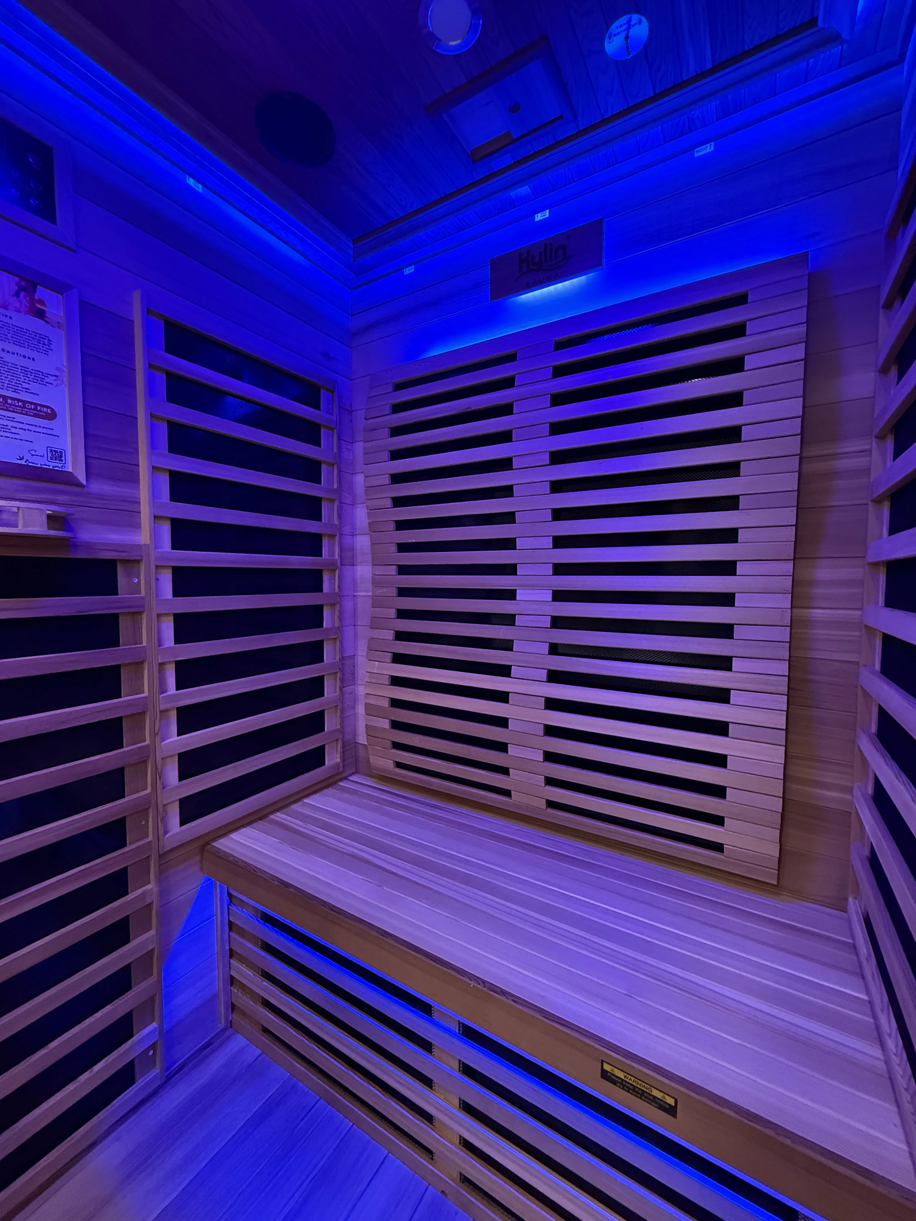 Elite - Kylin Low EMF Premium Cedar Infrared Sauna Room 2 Person - H6202-C - Image 19