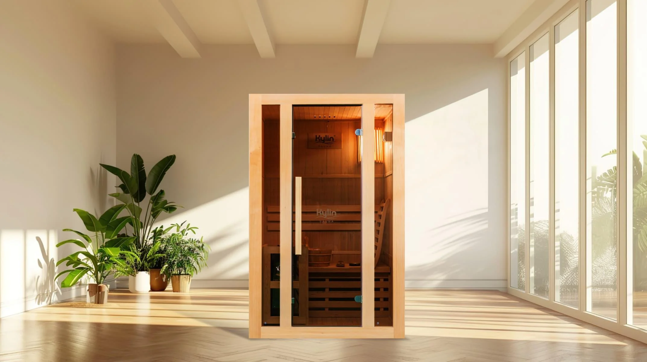 Kylin Traditional Steam Sauna Room 1 Person QD-EA2 - Image 12
