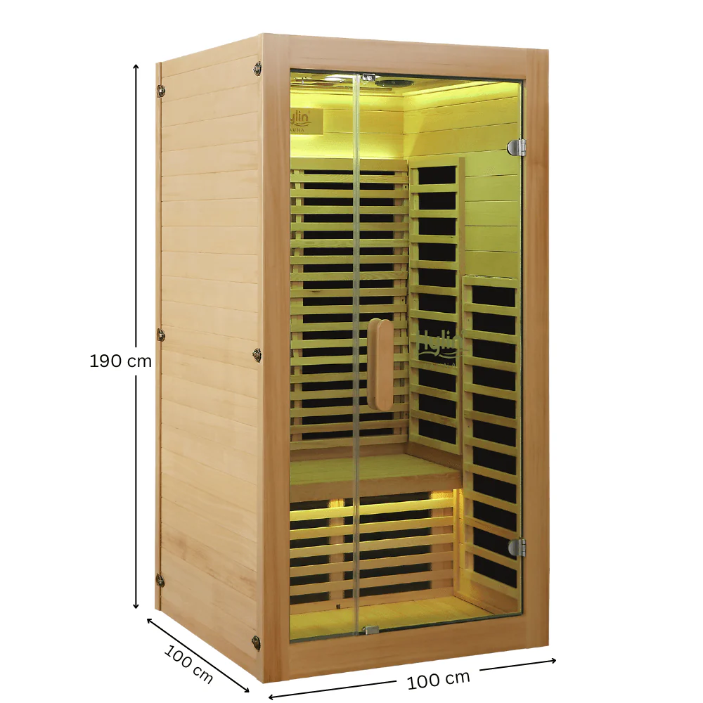 Kylin Low EMF Carbon Infrared Sauna Room 1 Person H6101 (HL-200K) - Image 3