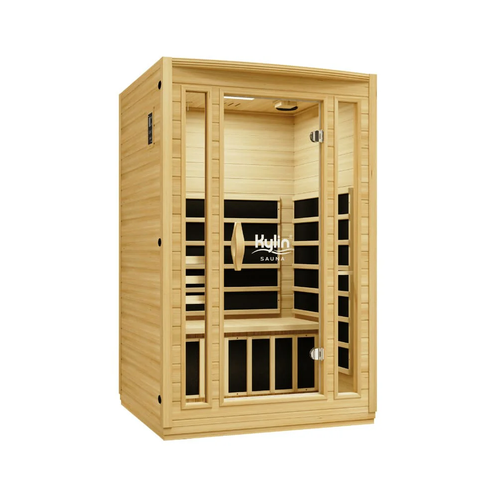 Kylin Low EMF Infrared Sauna 2 people - K8202 & Red Light Therapy Yoga Mat TLB-1000 - Image 2