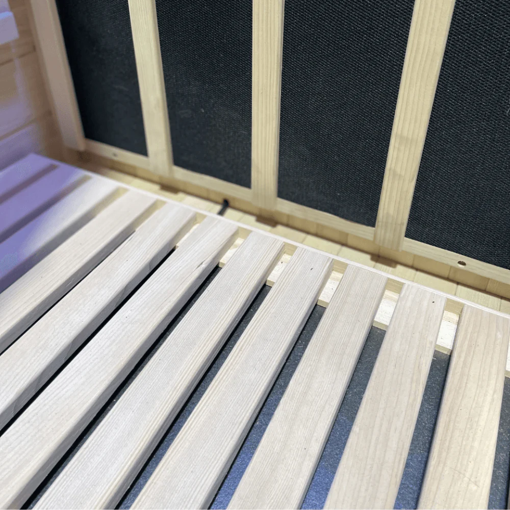 Kylin 2 Person Sauna Additional Low EMF Foot Heater (K8202, K8200 FS) - Image 4