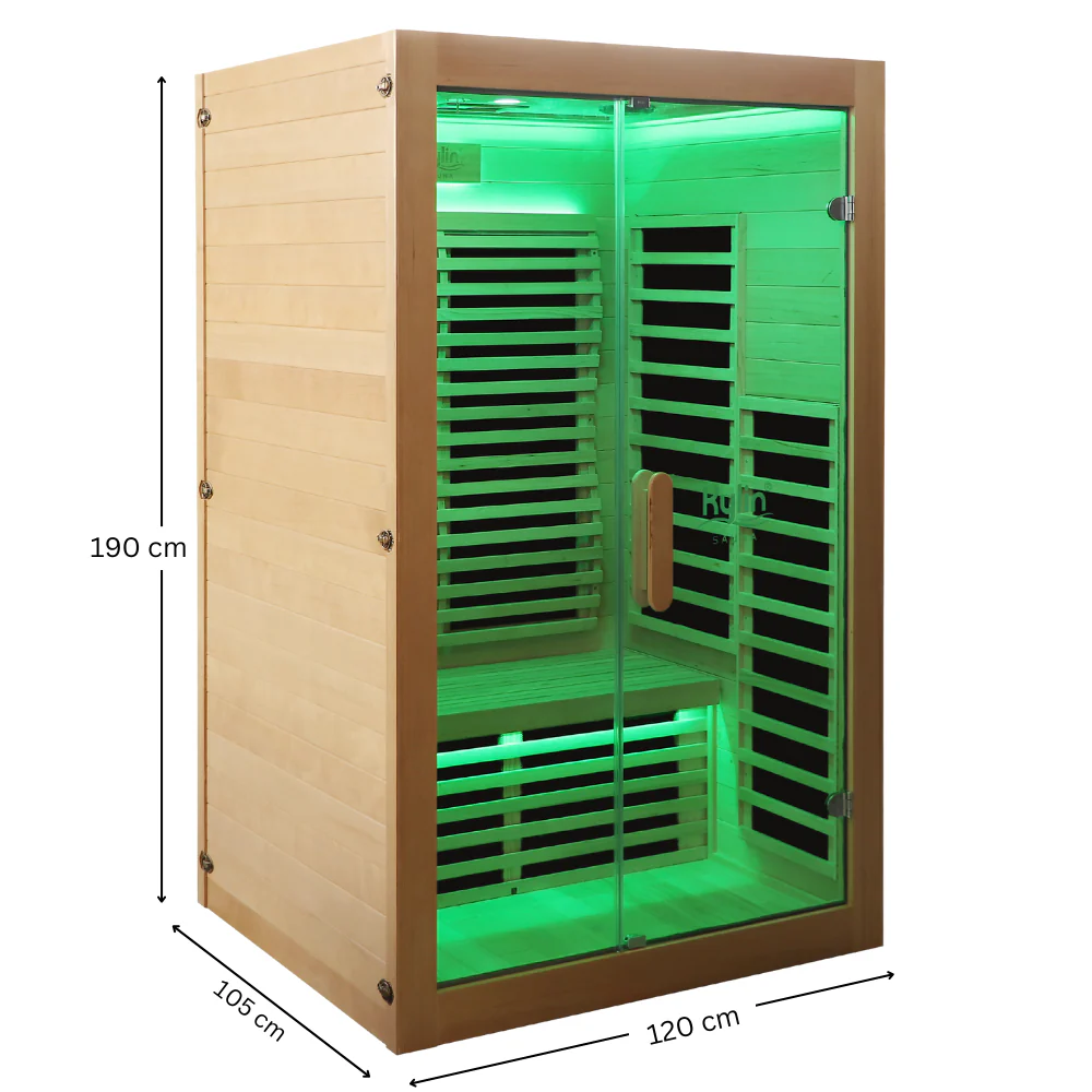 Kylin Low EMF Carbon Infrared Sauna Room 2 Person H6201 (HL-300K) - Image 3