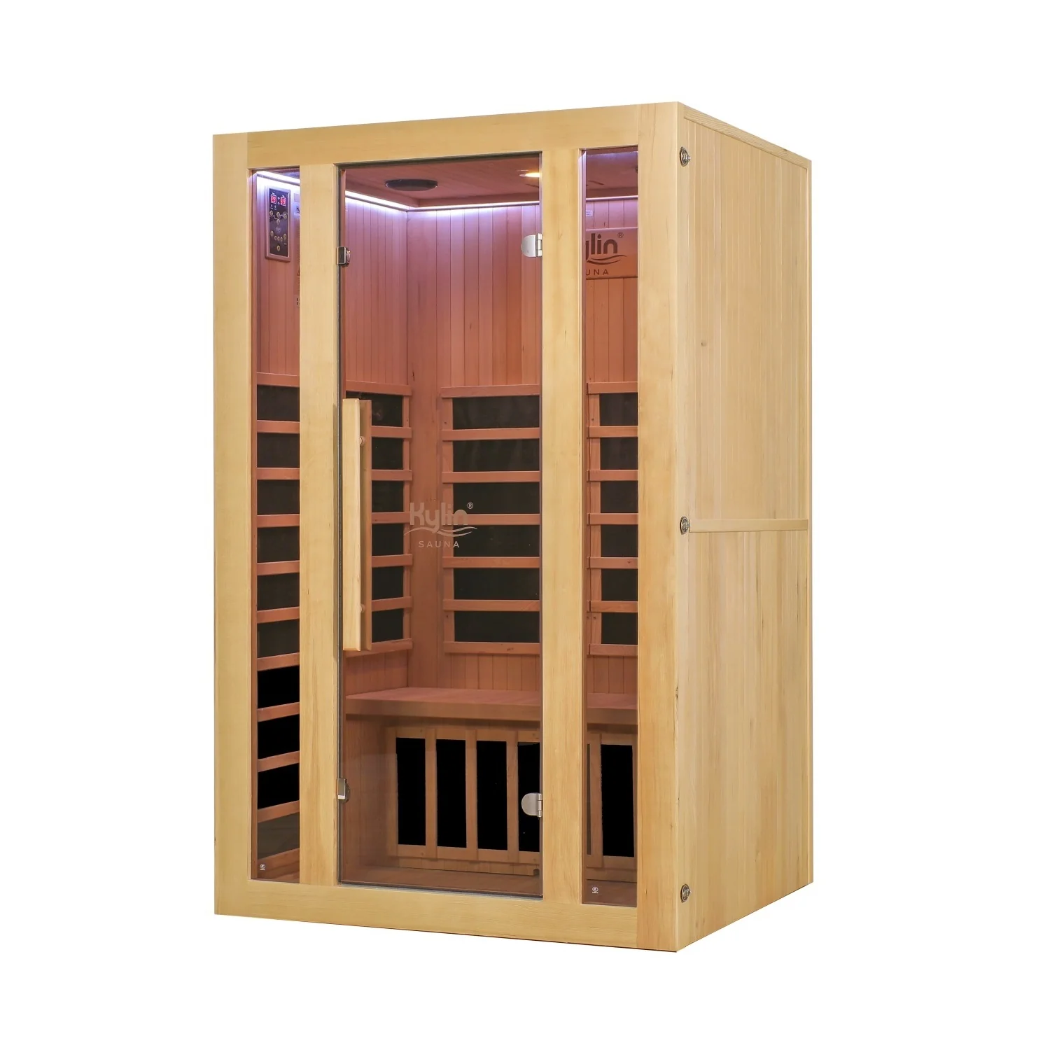 Kylin Low EMF Carbon Infrared Sauna Room 2 Person QD-D2 - Image 3