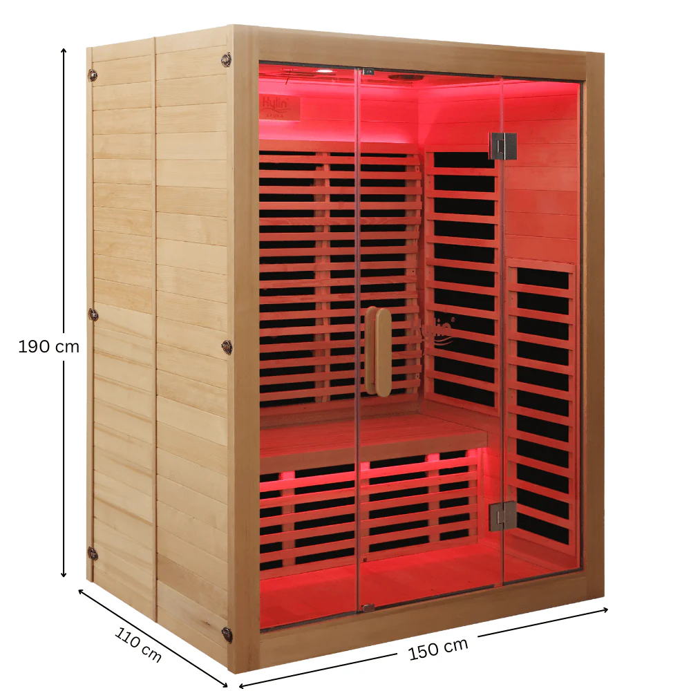 Kylin Low EMF Carbon Infrared Sauna Room 3 Person H6301 (HL-400K) - Image 3