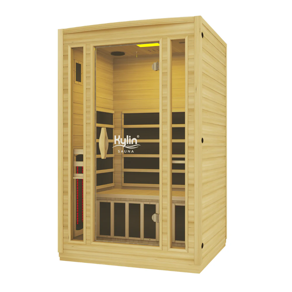 Kylin Full Spectrum Low EMF Carbon Far Infrared Sauna 2 people - K8200 FS - Image 3