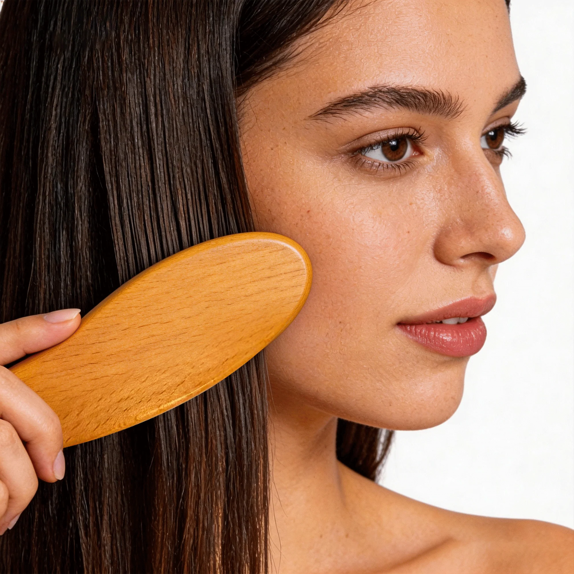 Kylin Wooden Paddle Scalp Massage Hair Brush - Image 7