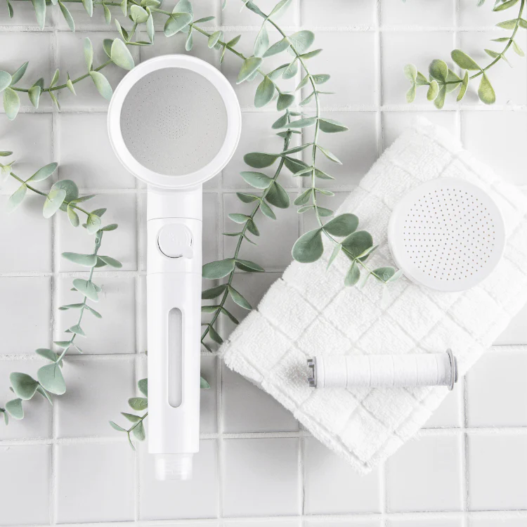 Kylin Home & Bath Series Shower ON-OFF Head Set With Filter & Ceramic Ball SHOF78-C1S1-WH - Image 7