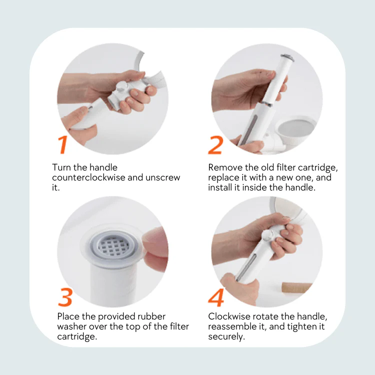 Kylin Home & Bath Shower Head Filter - Sediment Filter 4pcs Set - Image 5