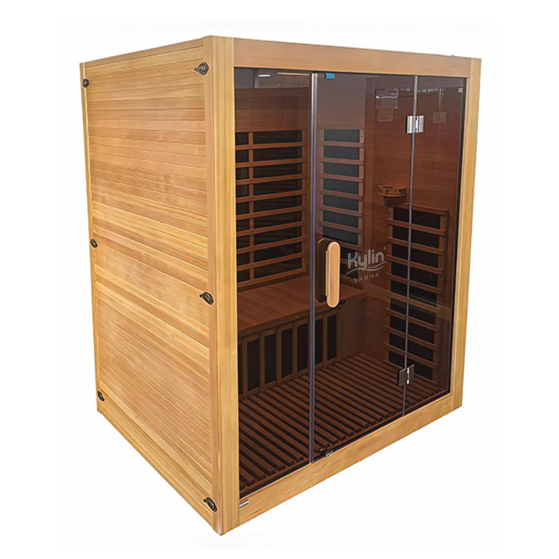 Kylin Low EMF Carbon Infrared Sauna Room 3 Person H6303 (Floor Heater included) - Image 3