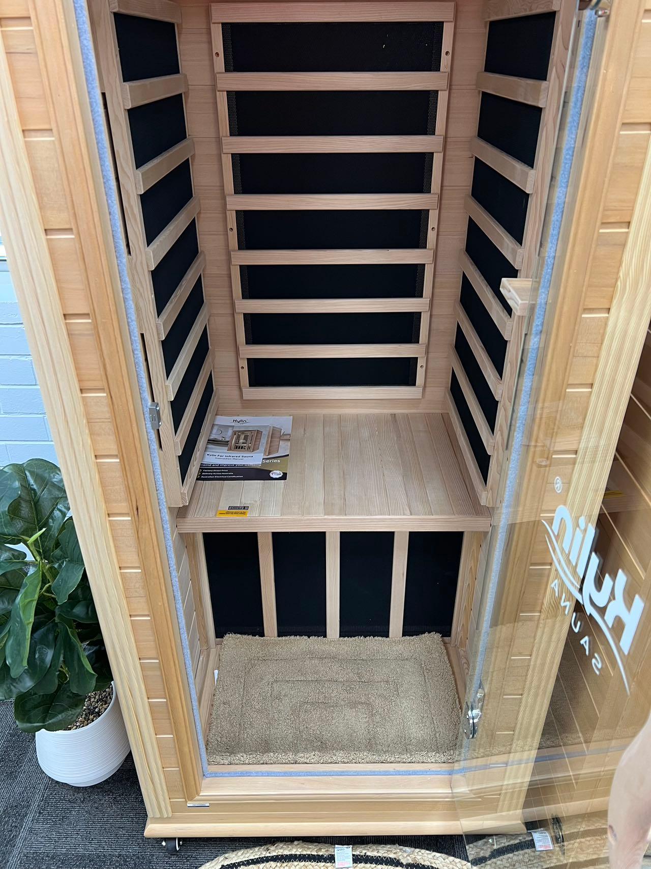 Kylin Portable Low EMF Carbon Fibre Heating Far Infrared Sauna 1 Person K8102 - Image 6