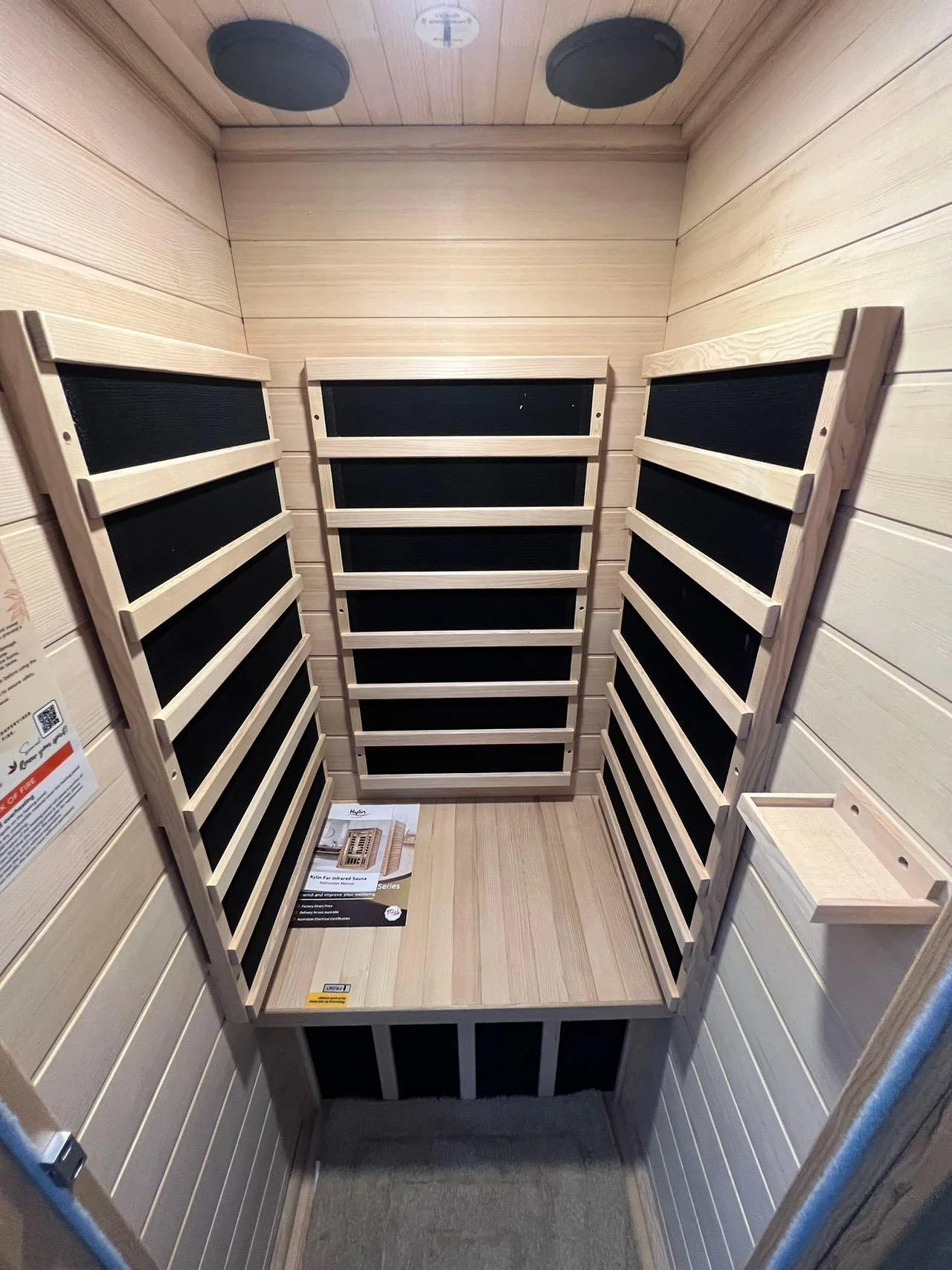 Kylin Portable Low EMF Carbon Fibre Heating Far Infrared Sauna 1 Person K8102 - Image 7