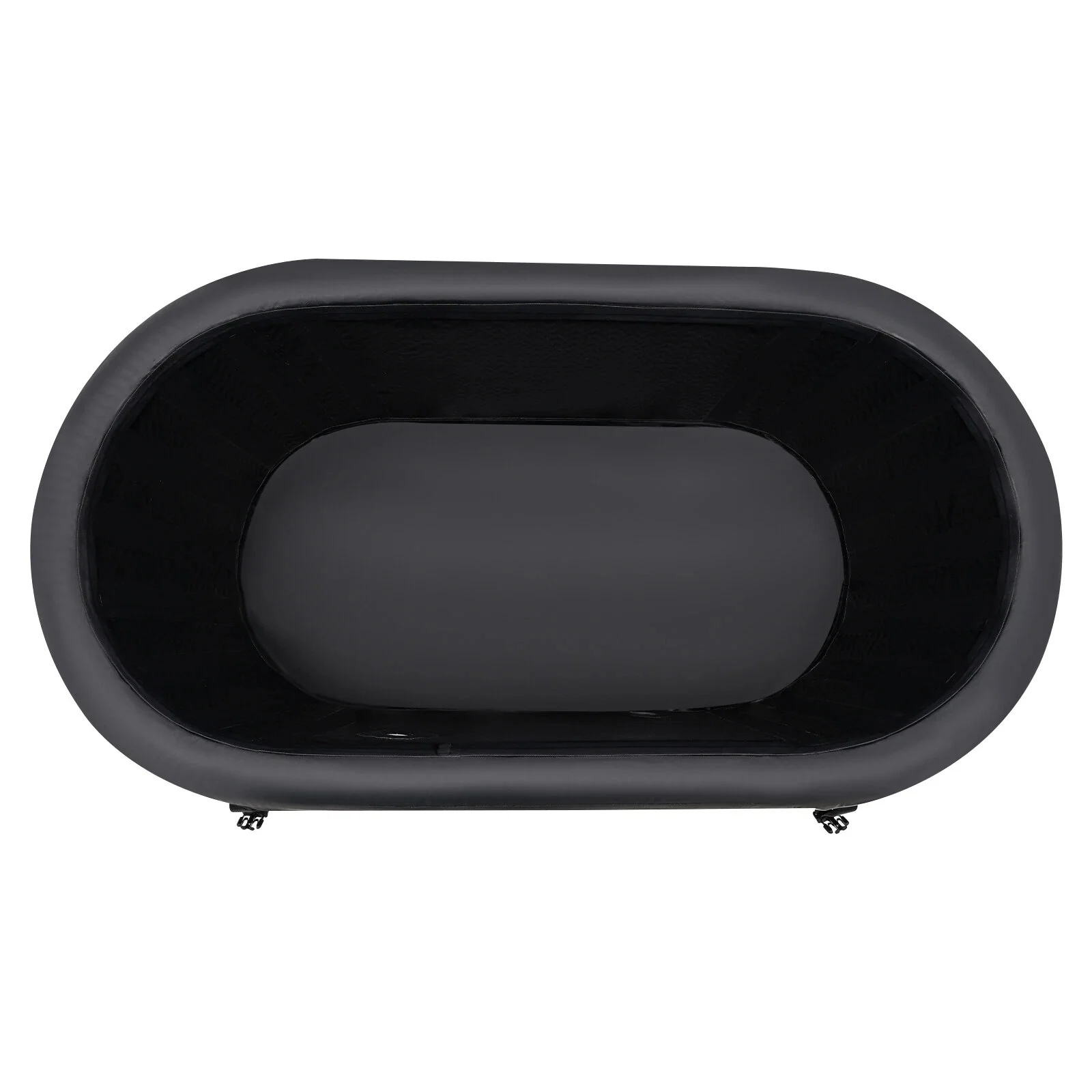 Kylin Portable Oval Ice Bath Tub Cold Plunge 265L - Black - Image 7