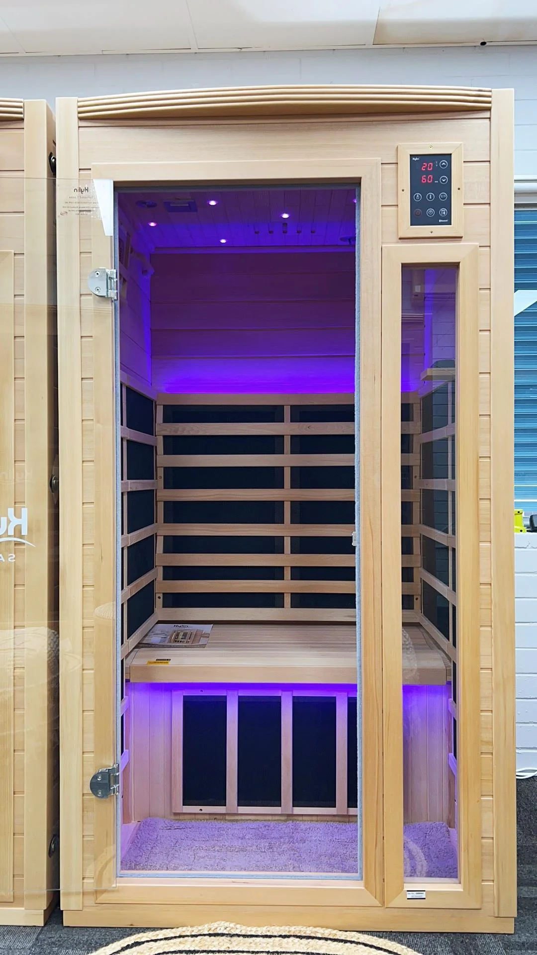 Kylin Ultra Low EMF Carbon Infrared Sauna 1 Person - K8108 PRO - Image 13