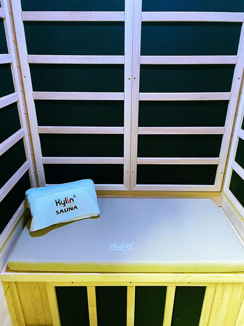 Kylin Sauna Seating Cushion Mat for 1 person sauna (M) 85*40*5 - Light Brown - Image 5