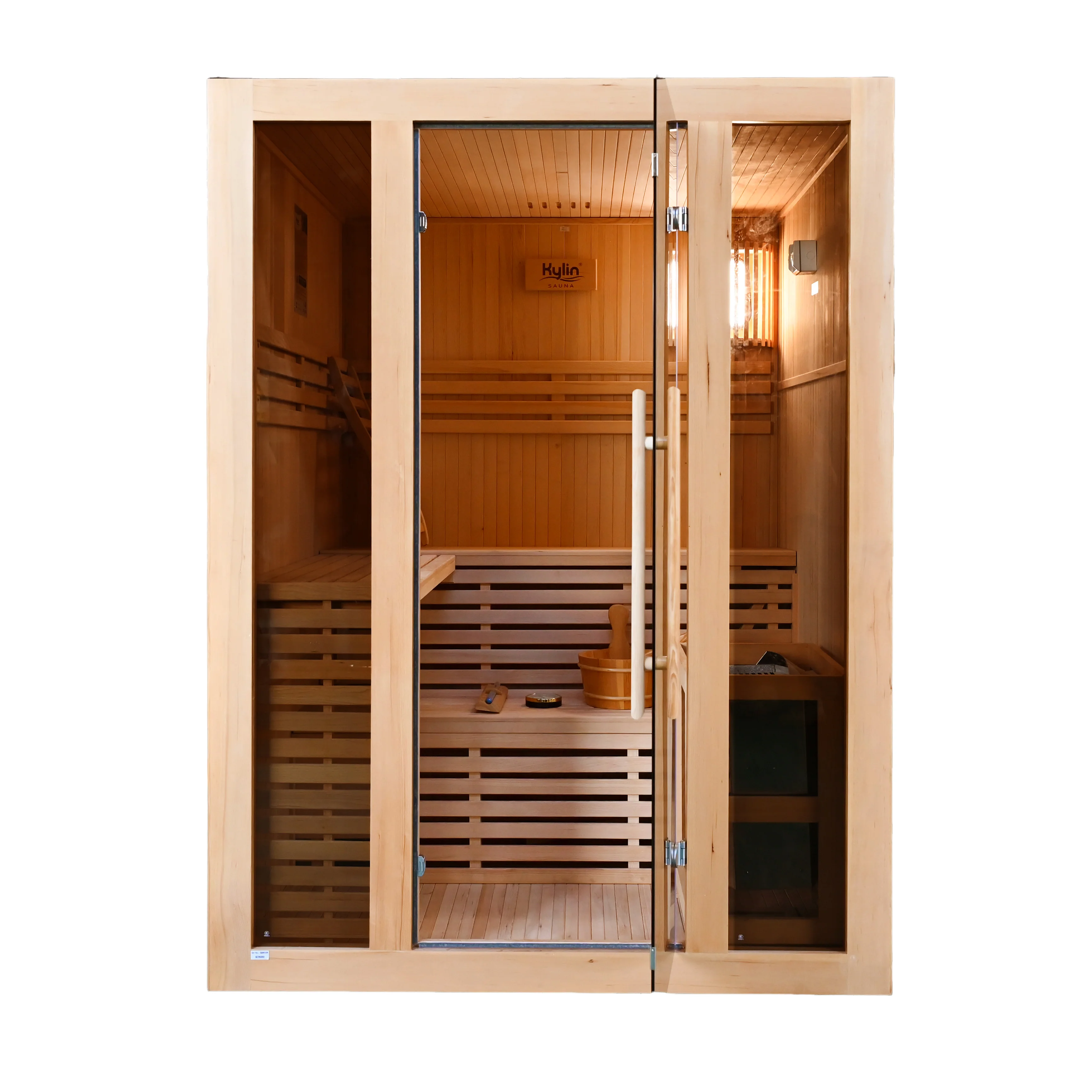 Kylin Traditional Steam Sauna Room 3 Person QD-EA3D - Image 4