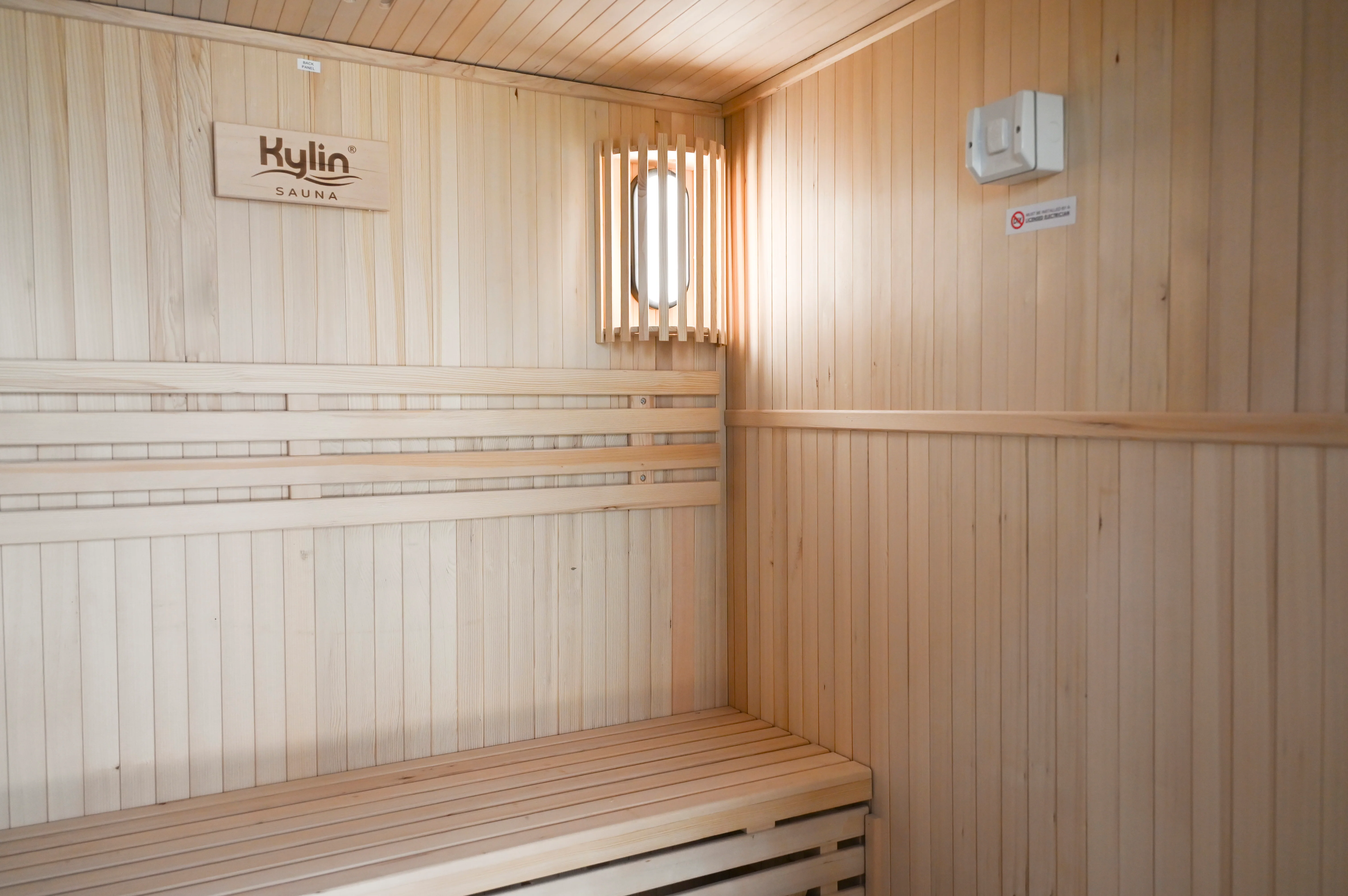 Kylin Traditional Steam Sauna Room 3 Person QD-EA3D - Image 8
