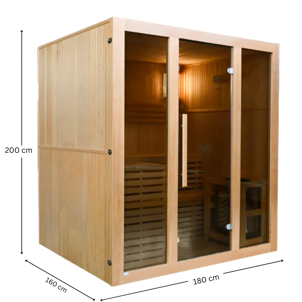 Kylin Traditional Steam Sauna Room 4 Person QD-EA4 - Image 3